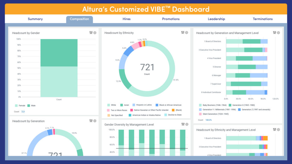 Customized Workday VIBE Central Dashboard