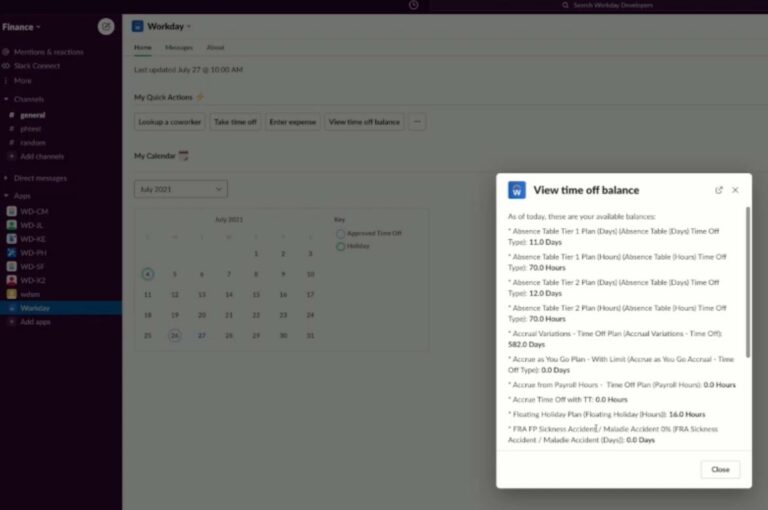 integrations slack