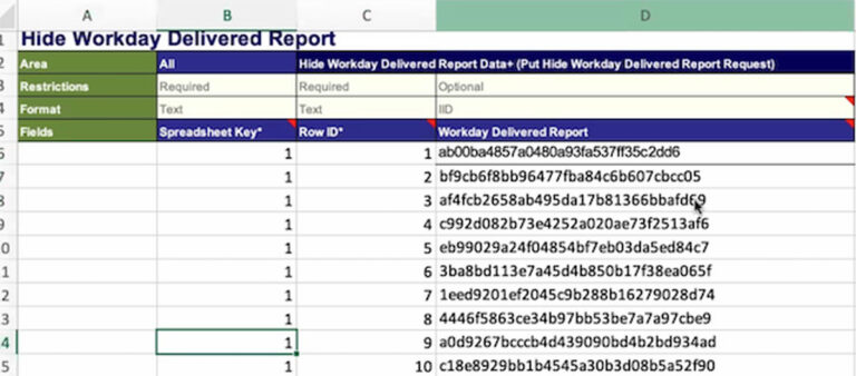 reporting hide wd reports
