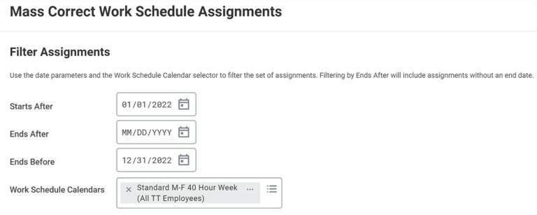 timetracking mass correct