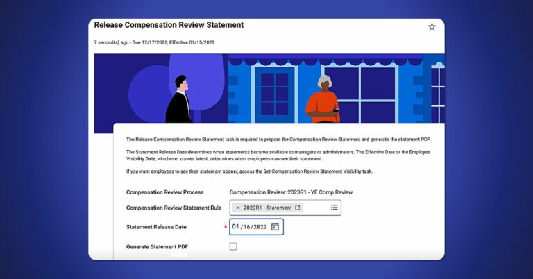 Updates to Generating Workday Compensation Review Statements