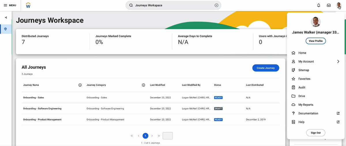 journeys segmented security on category segmented access
